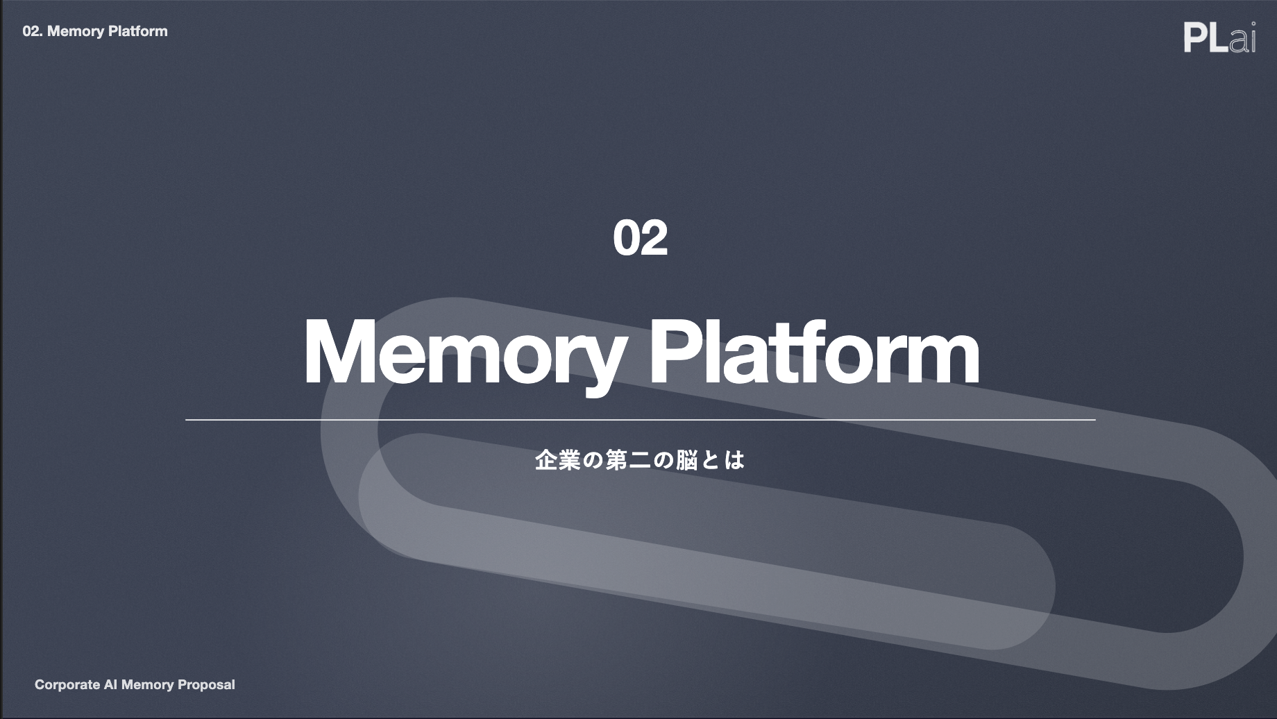 Memory Platform章扉