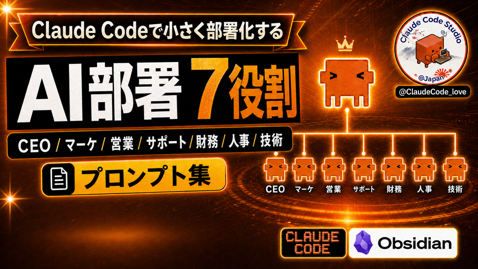 AI部署7役割プロンプト集